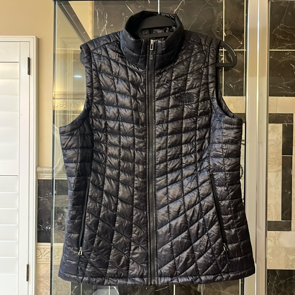 The North Face Thermoball black vest, size M, NWOT.